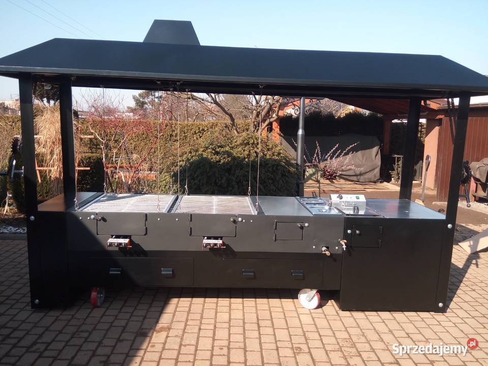Gastronomiczny grill cateringowy gazowy węglowy Damasławek