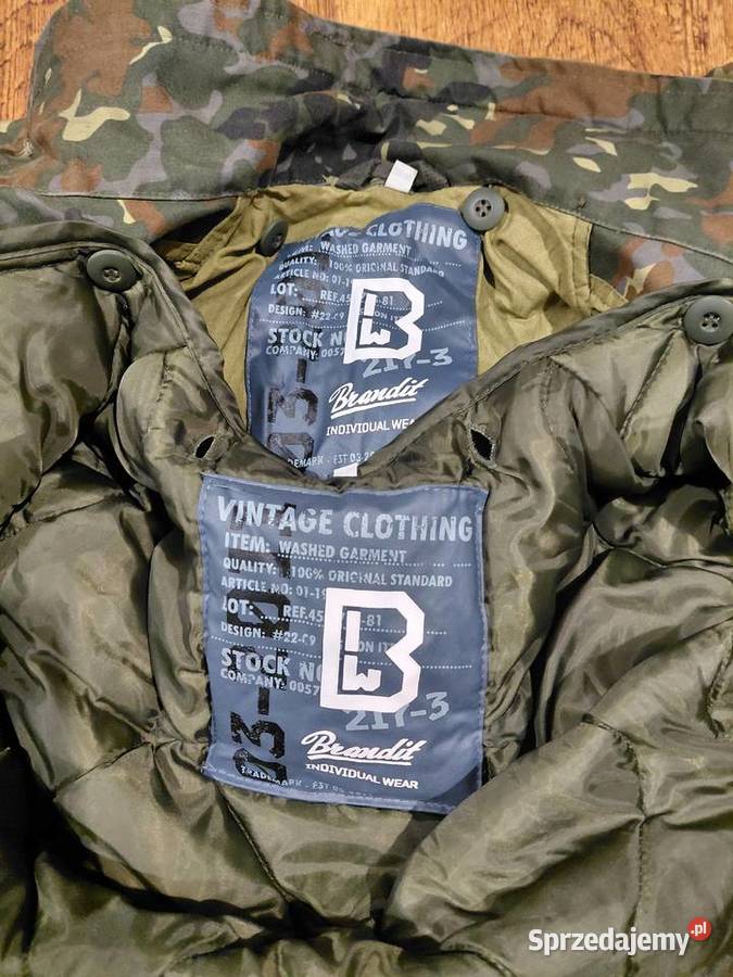 Kurtka m65 BRANDIT flecktarn small regular Militaria Wrocław