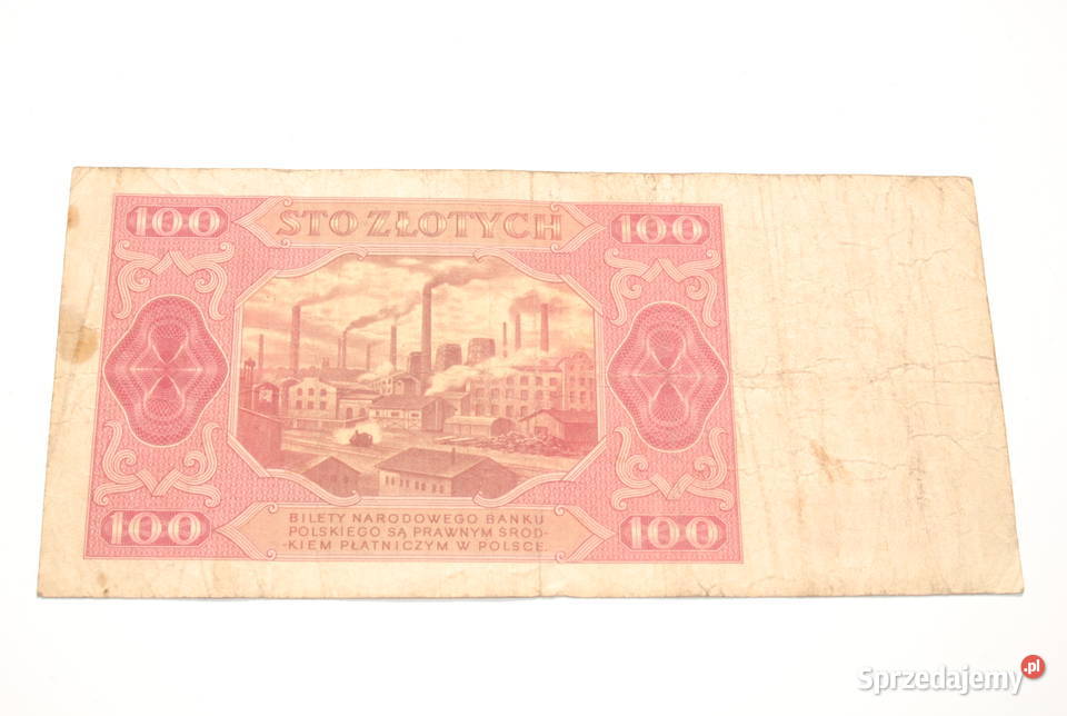 Stary banknot 100 złotych Pracownik 1948 antyk śląskie Cieszyn sprzedam