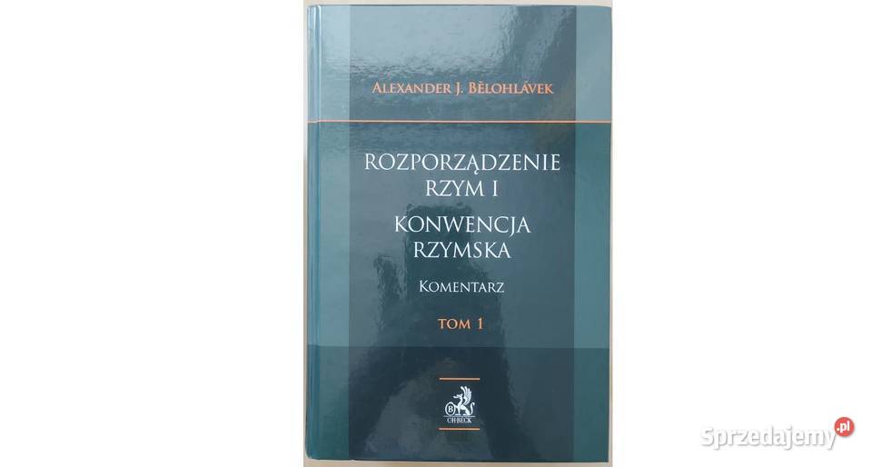 Rozporządzenie Rzym I Konwencja rzymska Gdynia