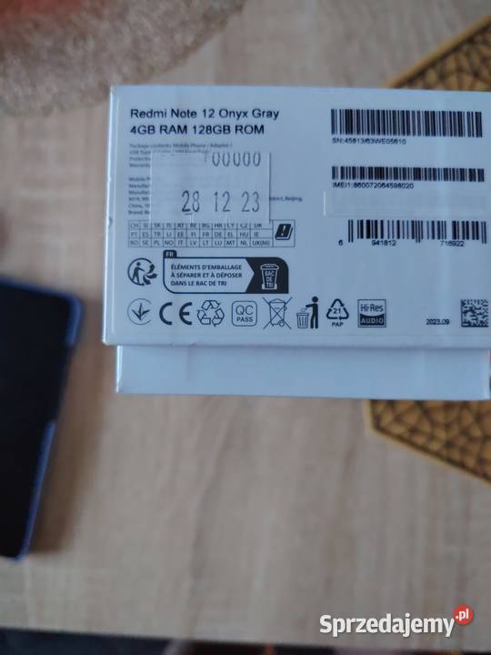 Telefon Xiaomi Redmi Note 12 Korsze sprzedam