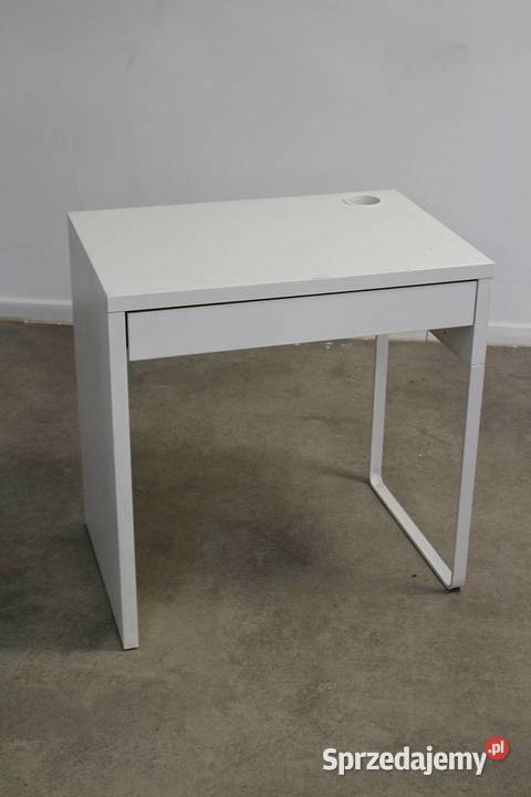 Biurko IKEA MICKE 73x50 białe stan Tychy