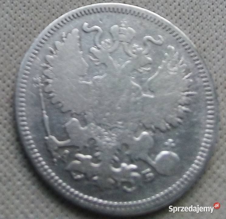 ROSJA20 KOPIEJEK 1863 rSREBRO 0750 ALEKSANDER mazowieckie