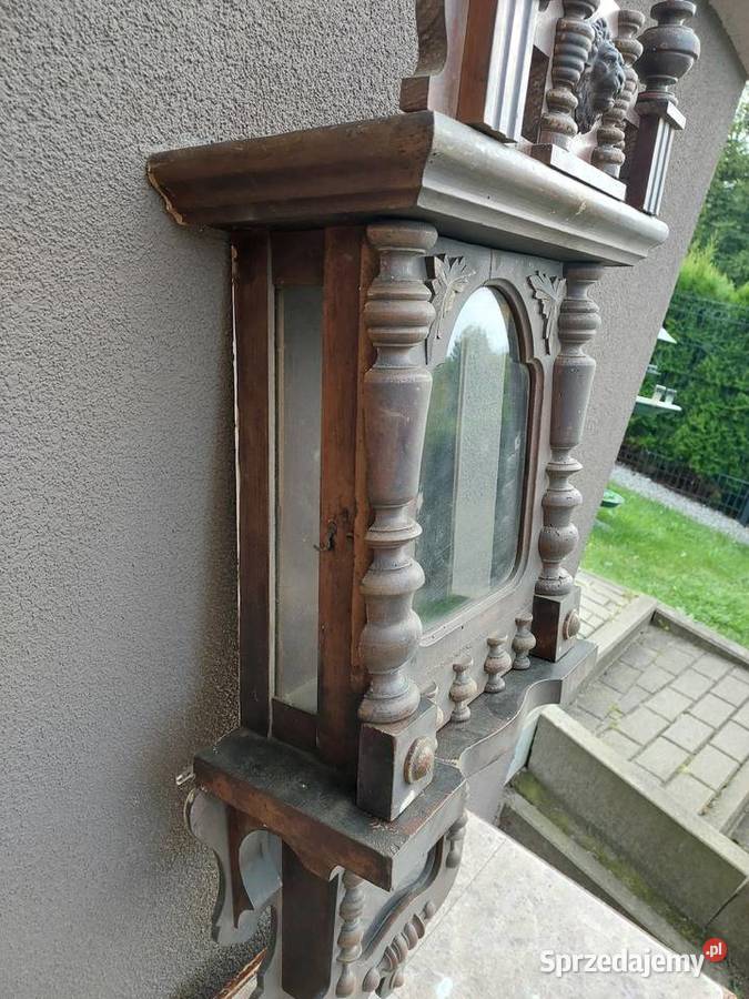 S093 Skrzynia skrzynka obudowa starego zegara Tczew