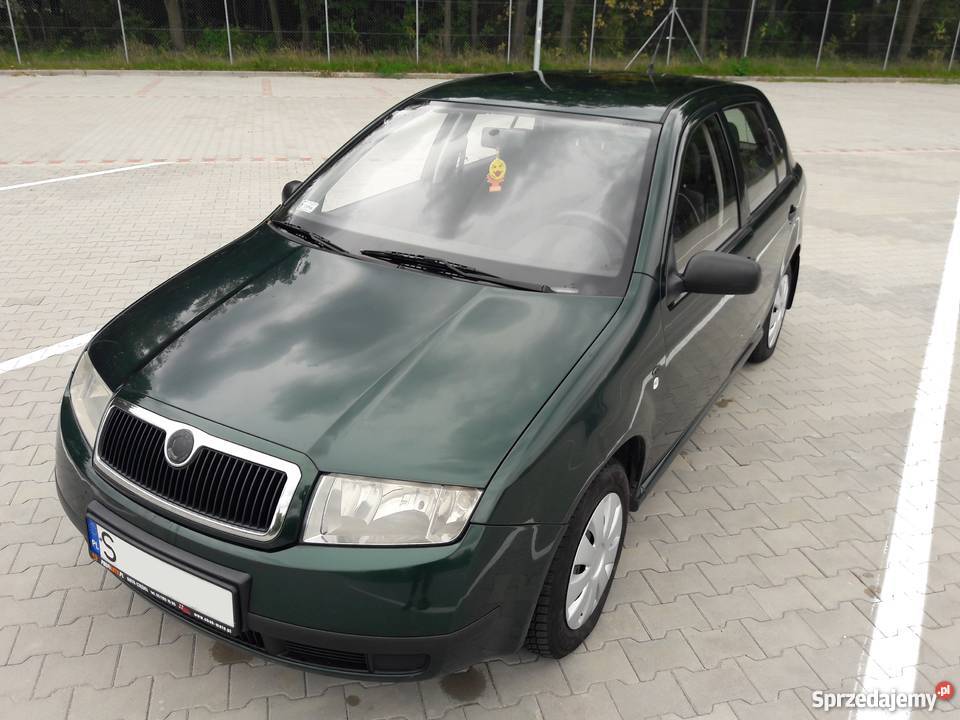 SKODA FABIA 14MPI 8V 90 przebieg Wspomaganie śląskie