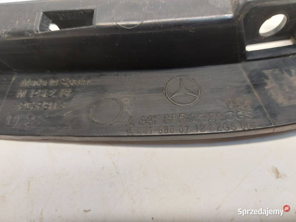 Mercedes EQV w447 Vklasa listwa hokej zderzaka