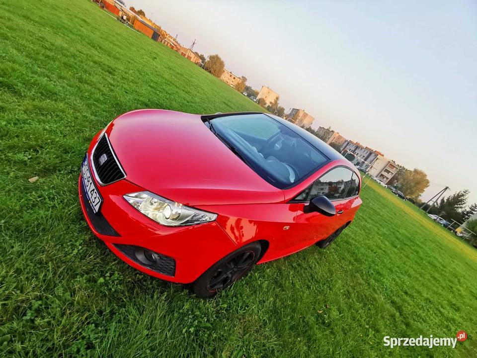 Seat Ibiza czerwony Ibiza Borek Wielkopolski