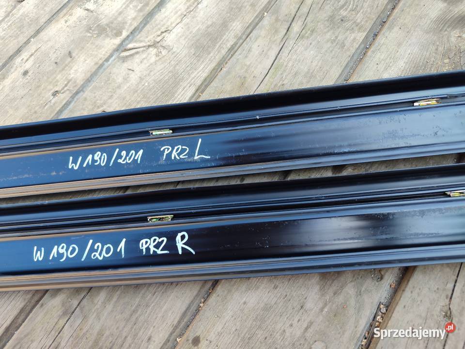 Mercedes 190 Listwy progowe nakładki komplet Aleksandrów Łódzki