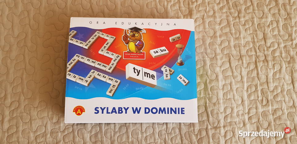 Alexander Sowa Mądra Głowa Sylaby w dominie gra Warszawa sprzedam