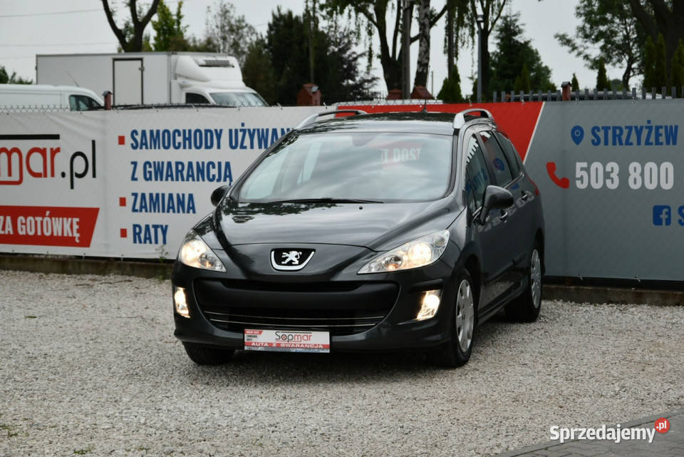 Peugeot 308 SW SW 16HDi 90 2010r Klima Czujniki bluetooth Peugeot
