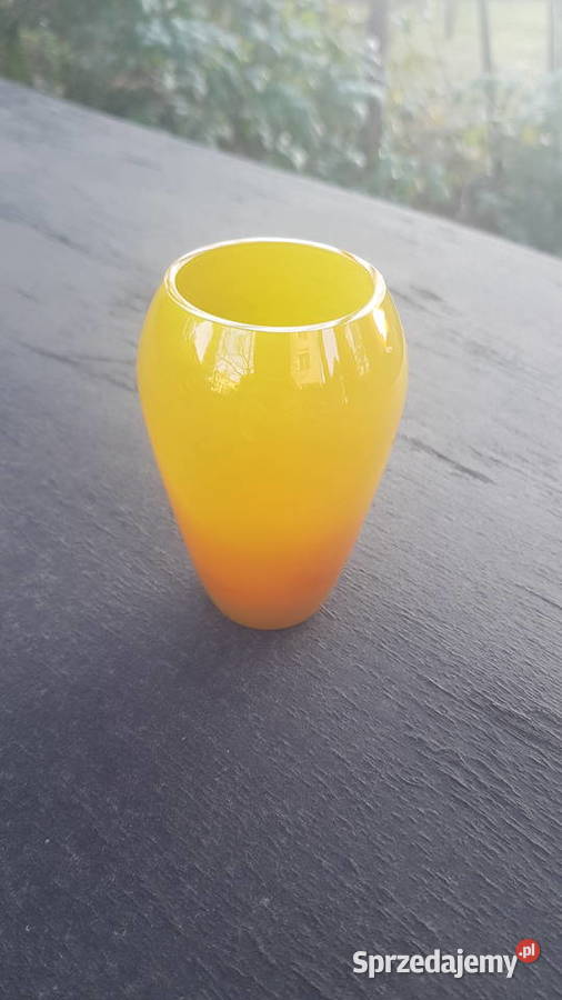 Mały szklany wazon Myszków