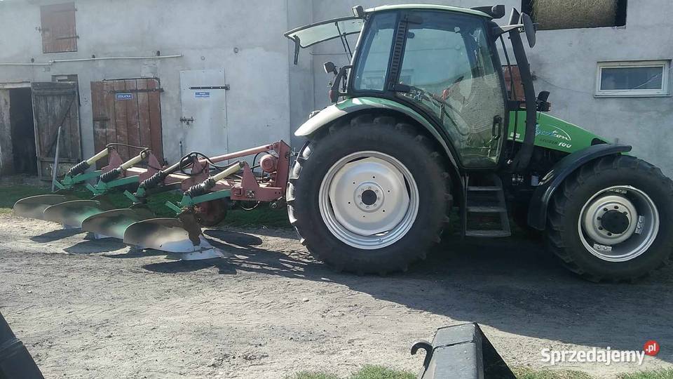 Pług Unia Grudziądz Atlas 4 skibowy na nieuszkodzony Maszyny uprawowe mazowieckie Lutocin