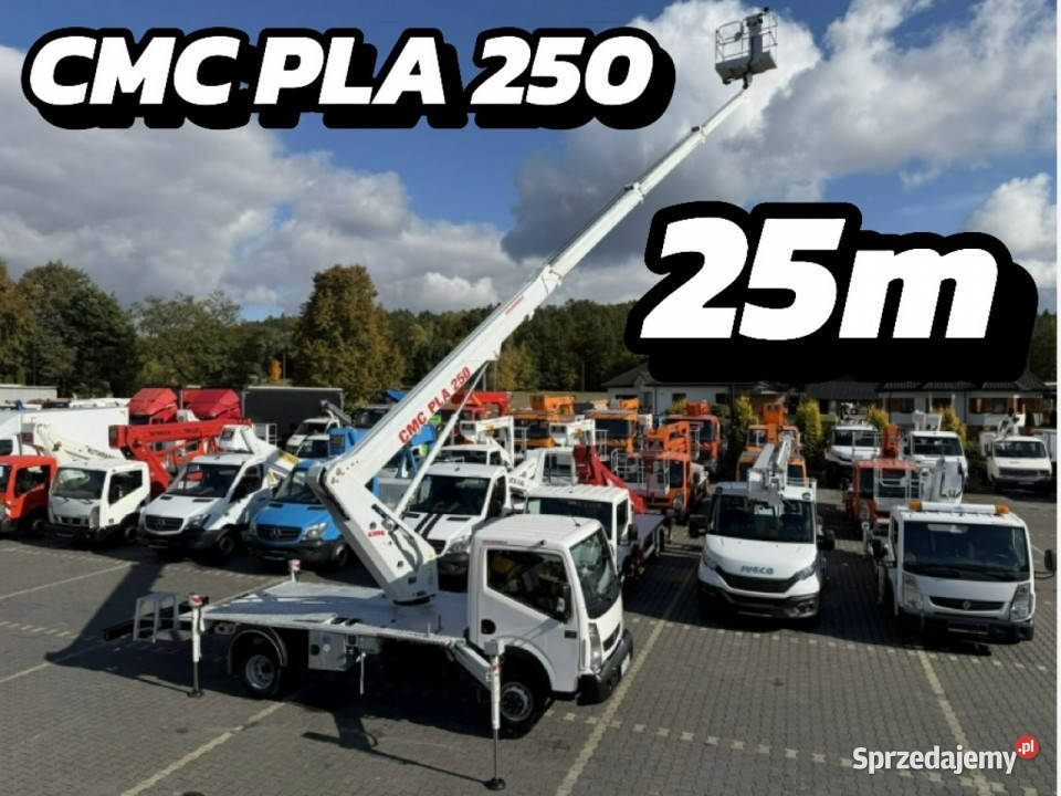 Renault Maxity Podnośnik Koszowy 25m CMC PLA 250 120KM Widełki