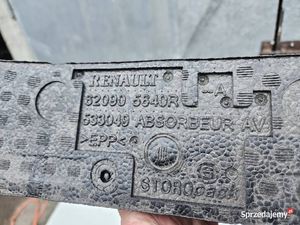 RENAULT AUSTRAL ABSORBER ZDERZAKA PRZÓD Wzmocnienia, belki i wsporniki wielkopolskie Międzychód