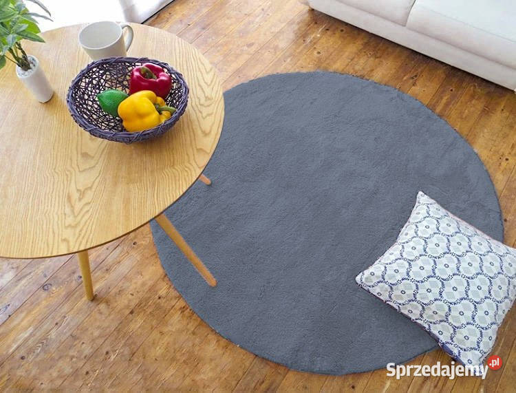 Dywan okrągły Rabbit Strado 160x160 Silver Jasny szary