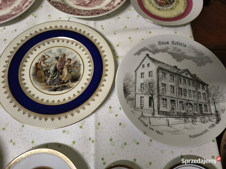 Talerze ozdobne kolekcjonerskie