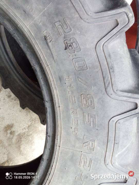 Opony 28085R24 Mitas Mokronosy