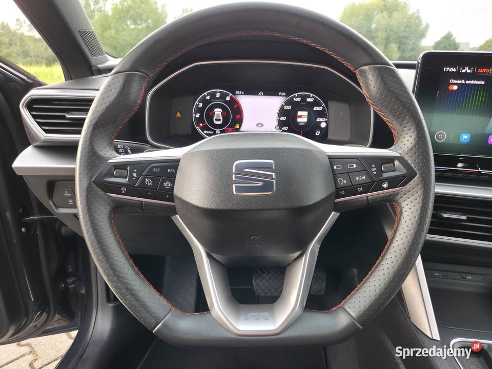 Seat Leon IV FV23 bezwypadkowy serwisowany w ASO poduszka powietrzna Dąbrowa Górnicza sprzedam