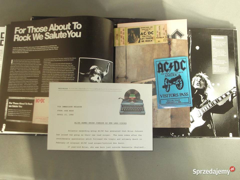 Album ilustrowany ACDC historia grupy Pisz sprzedam