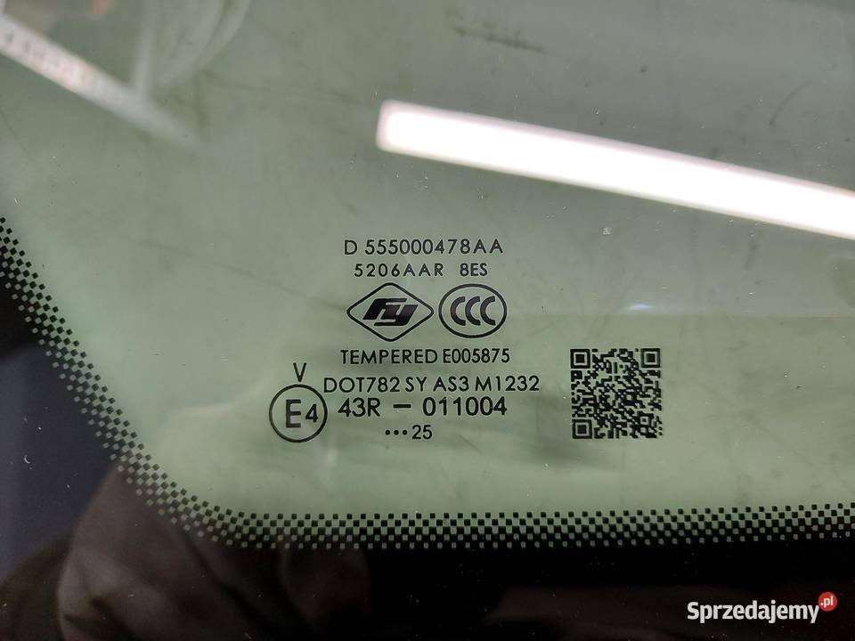 Jaecoo 7 PHEV 2025r szyba karoseryjna lewa tył osobowe