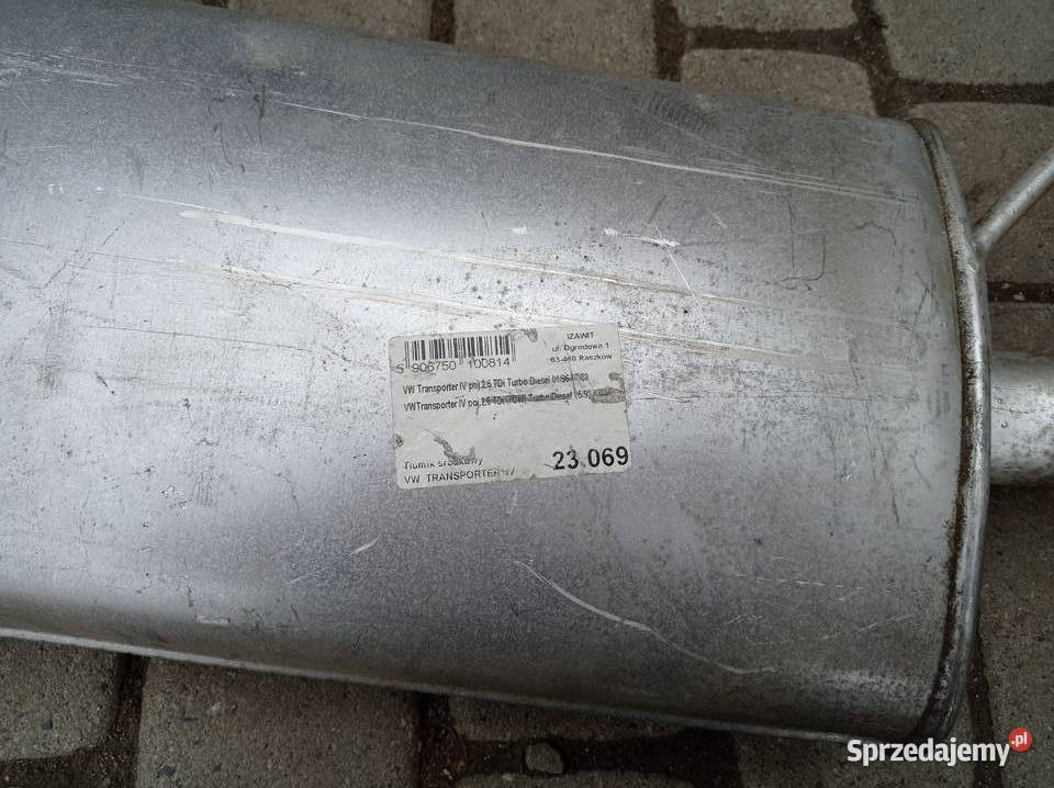 Tłumik środkowy VW T4 23069 IZAWIT osobowe śląskie Milówka