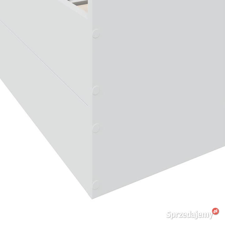 Rama łóżka z szufladami biała 150x200 WM3280286 Łóżka