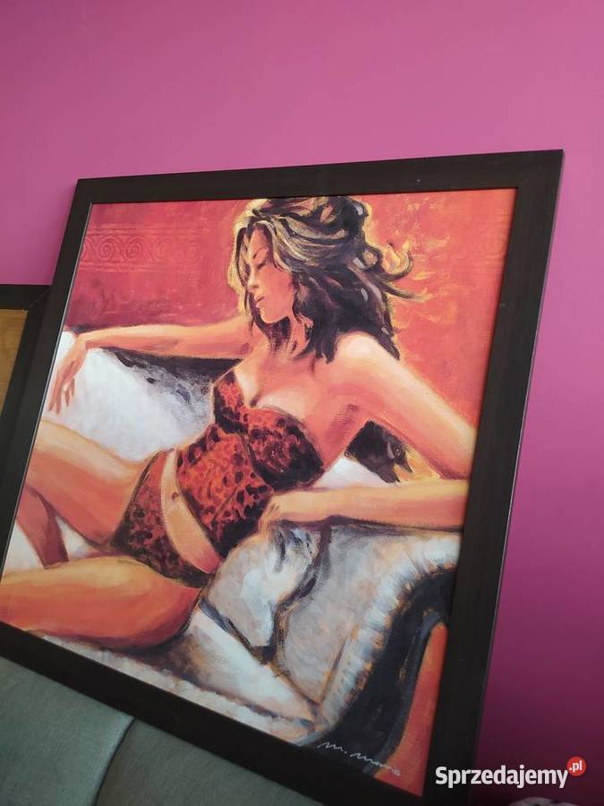 Obraz 78x78 reprodukcja kobieta akt Kraków