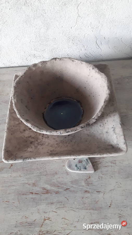 Zestaw naczyń ceramicznych ręcznie wykonanych Ceramika i szkło Otwock