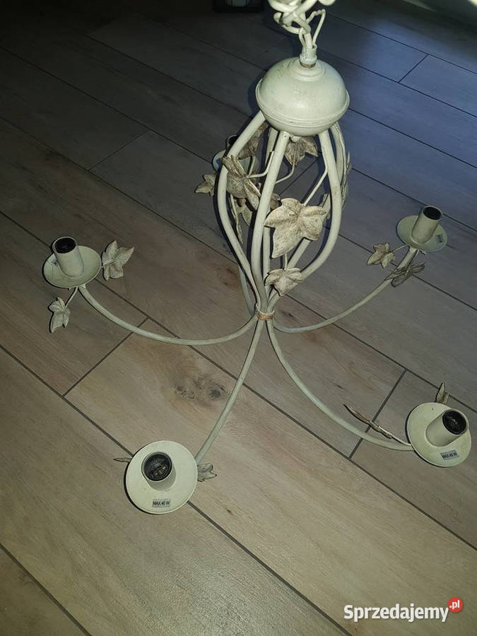 Żyrandol piecioramienny sprzedam