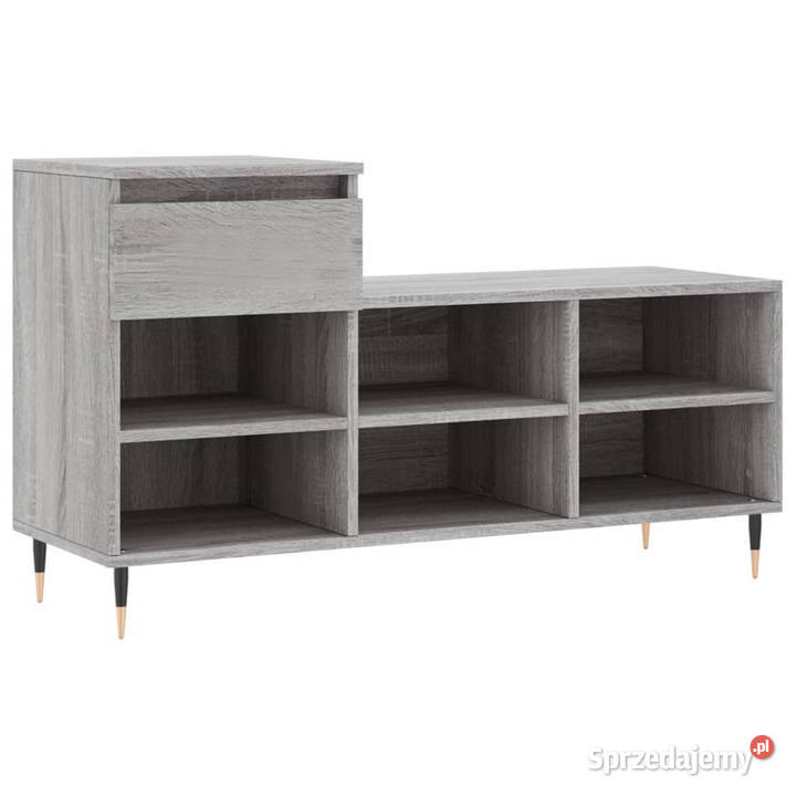 Szafka na buty szary dąb sonoma 102x36x60 Na buty Warszawa