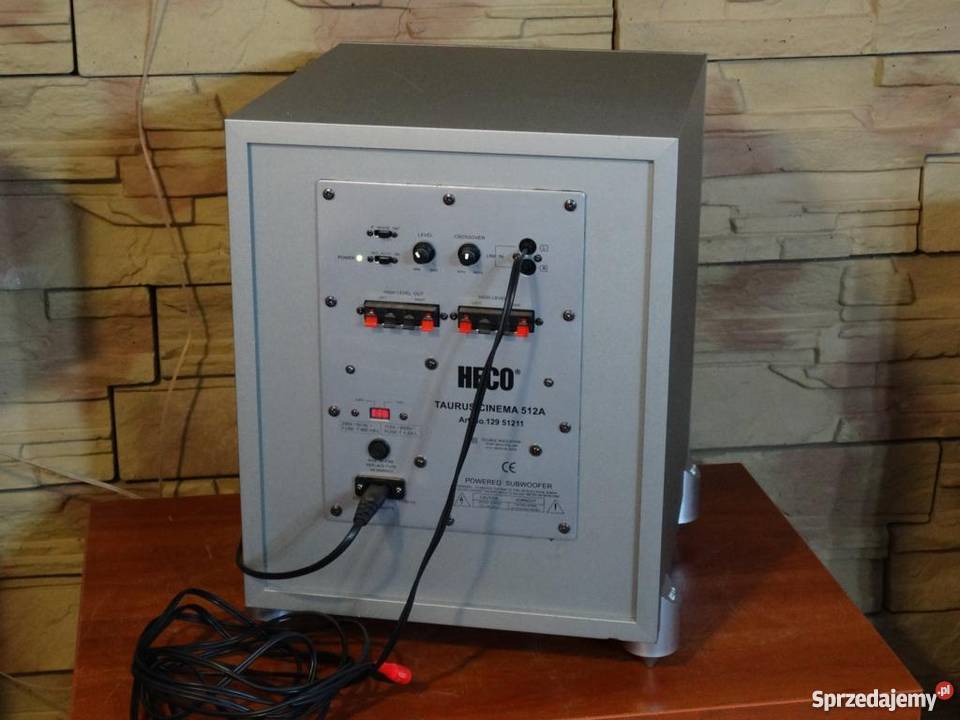 Sub aktywny Heco Taurus 512A sprawny WYSYŁKA podkarpackie Jasło sprzedam