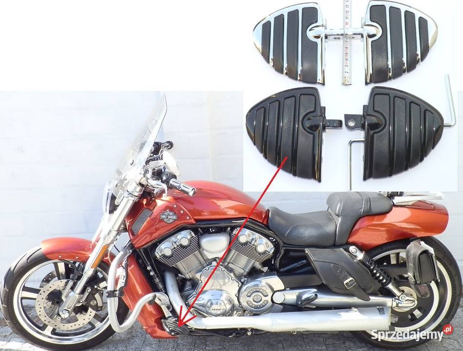 Stopki podnóżki uchwyt HarleyDavidson VROD Wrocław