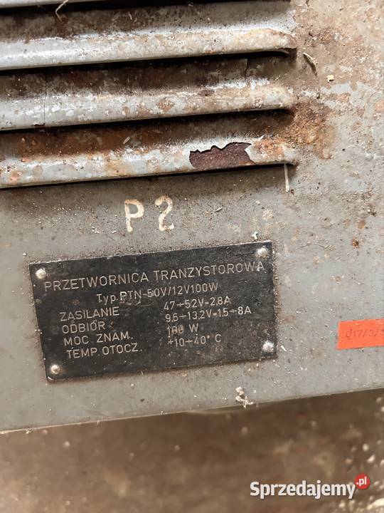 Przetwornica tranzystorowa PTN 50v zabytkowa Rzeszów