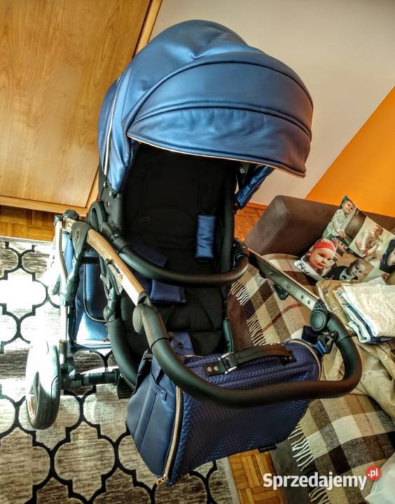 Wózek dziecięcy firmy Junama w stylistyce Blue lubelskie Lublin