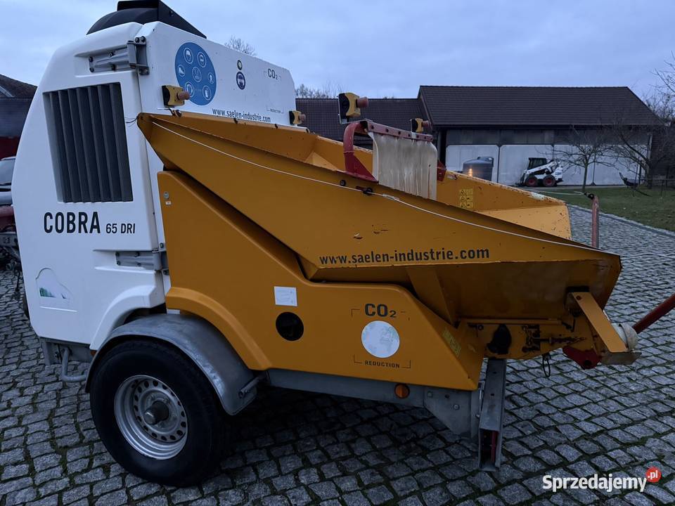 Rębak do drzewa gałęzi COBRA 65 DRI diesel super Olecko prace ogrodowe