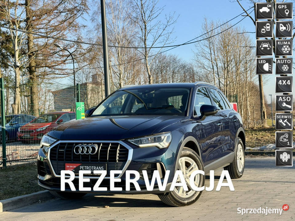 Audi Q3 20 TDI 150 FULL LED Quattro VIRTUAL napęd 4x4 Q3 Mrągowo