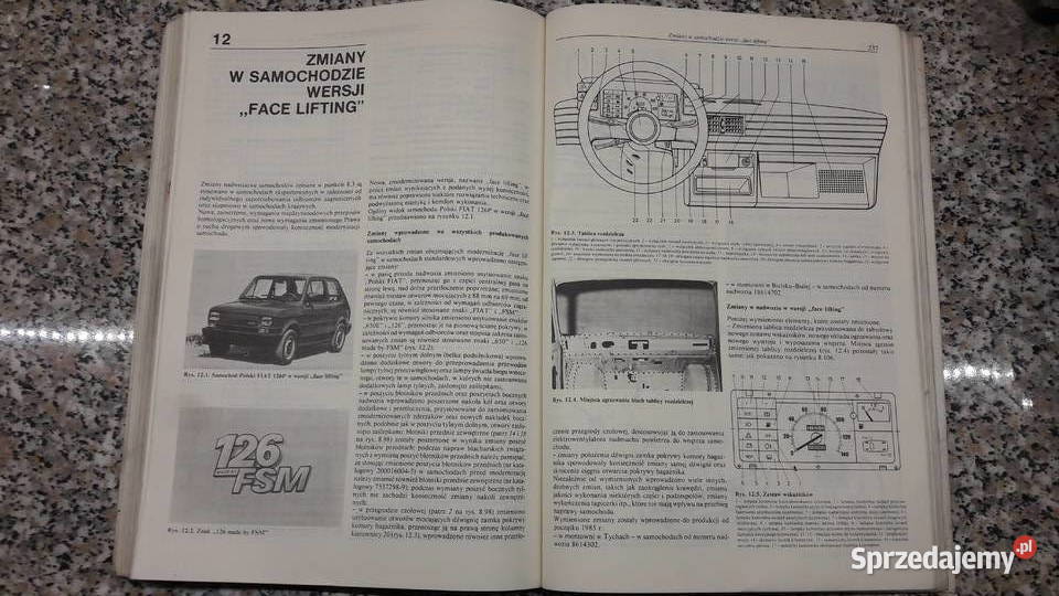 Książka naprawa samochodów Polski Fiat 126p Głuchołazy