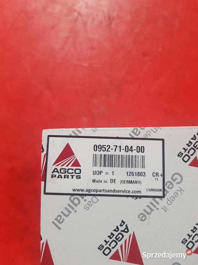 0952710400 Manometr Master 180bar PRASA LELY Do pras i owijarek Sulechów