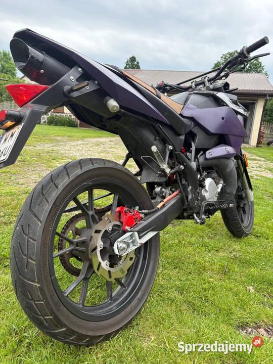 Malaguti XSM50 supermoto czarny Motoryzacja