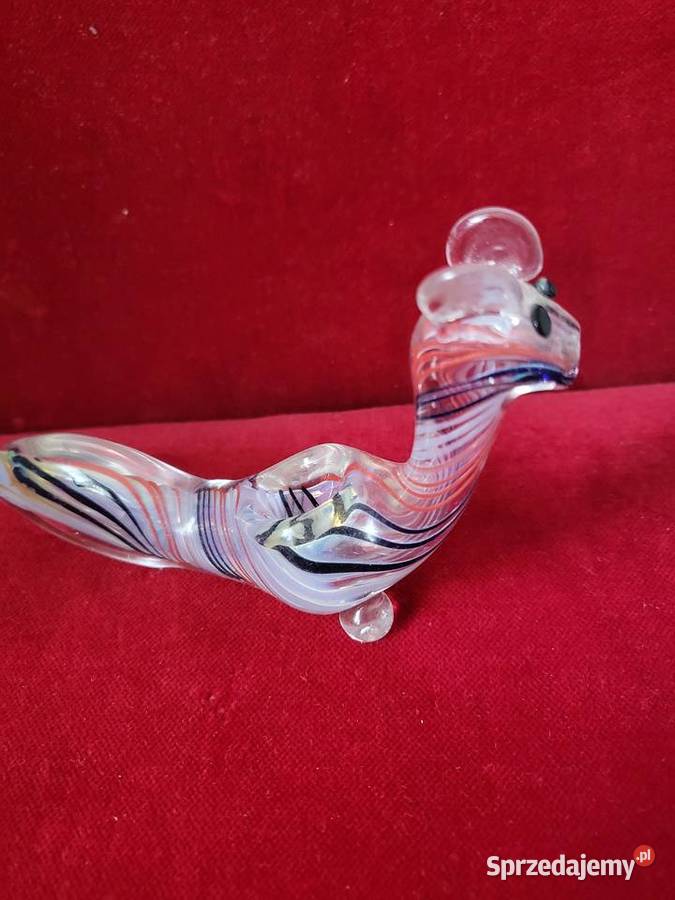 Figurka szkło PAW szklo artystycznewloskie łódzkie Łódź
