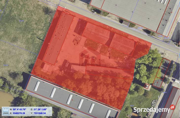 Działka 5300m2 Dębica Metalowców