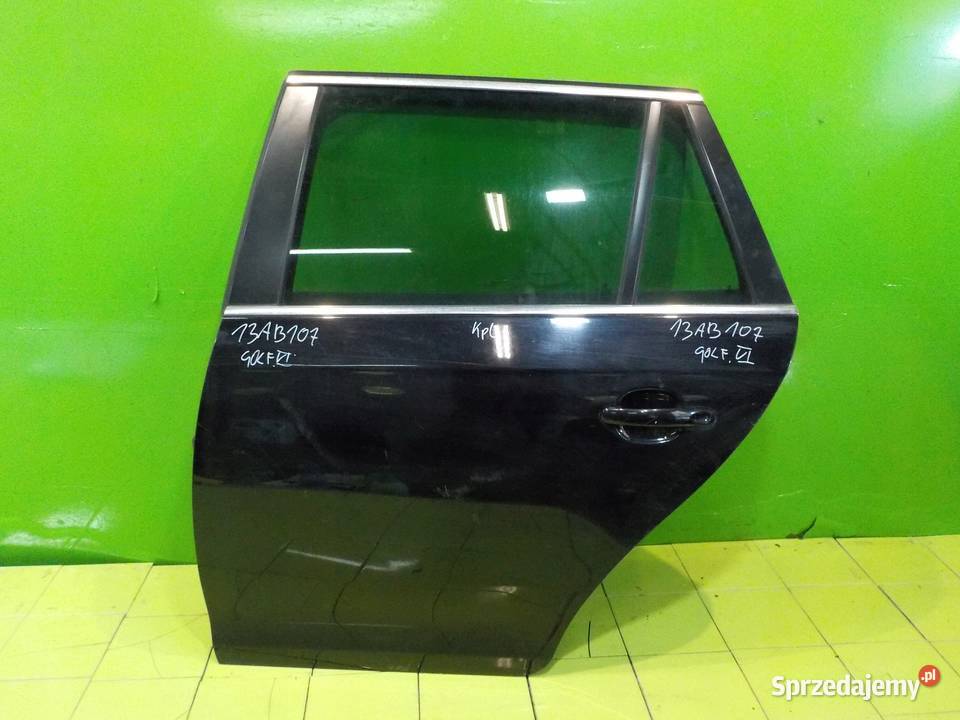 VW GOLF VI 20 TDI 09r drzwi lewe tyl kompletne Suków