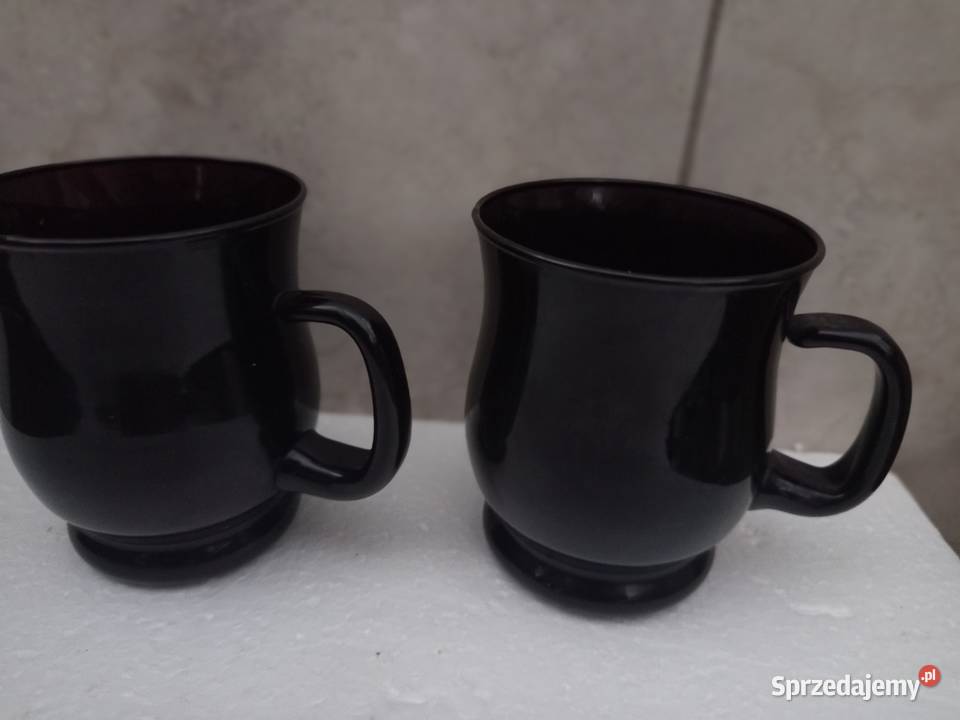 kubki szkło hialitowe pojemność 400 ml vintage Warszawa sprzedam