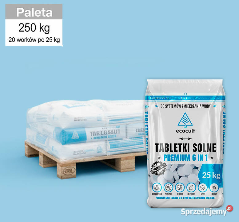 Tabletki solne paleta 250 Ecocult Premium 6w1 Warszawa