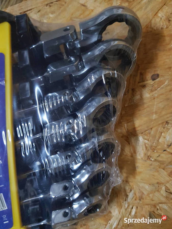 KLUCZE PŁASKOOCZKOWE Z GRZECHOTKĄ ŁAMANE 7el 819