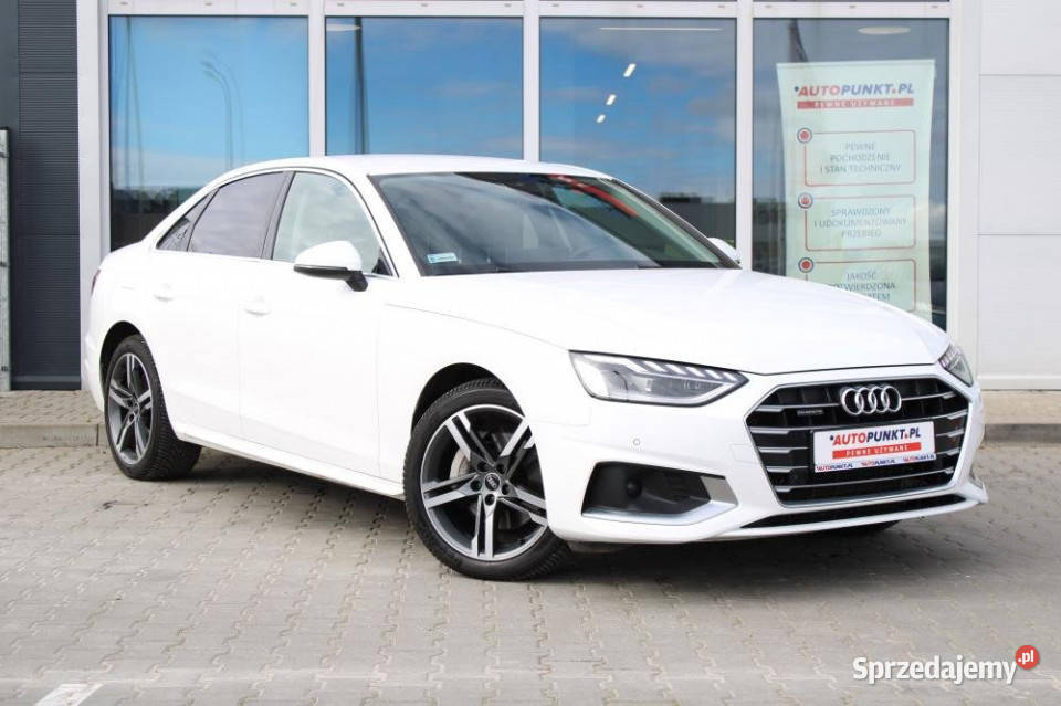 Audi A4 2021r Salon Quattro Kamera Podgrzew automatyczna Gdańsk