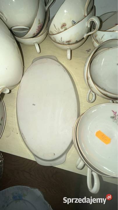 Serwis Royal Ivory Bohemia Łączka na porcelanie