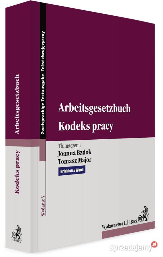 Kodeks pracy Arbeitsgesetzbuch wydanie Warszawa