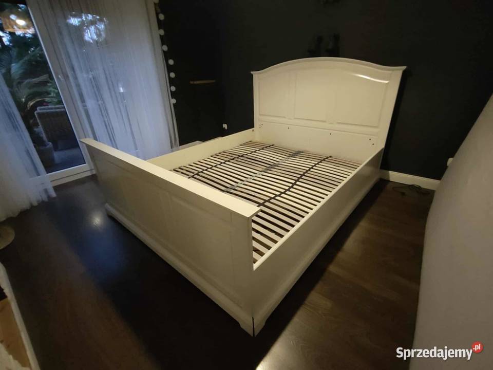 Sypialnia Łóżko 2 szafki nocne IKEA Ostrów Wielkopolski