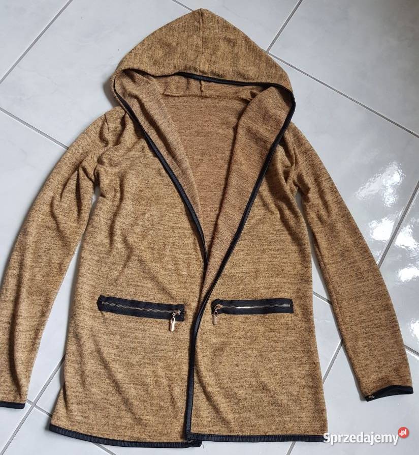 bluza narzutka sweter kardigan z kapturem Kielce